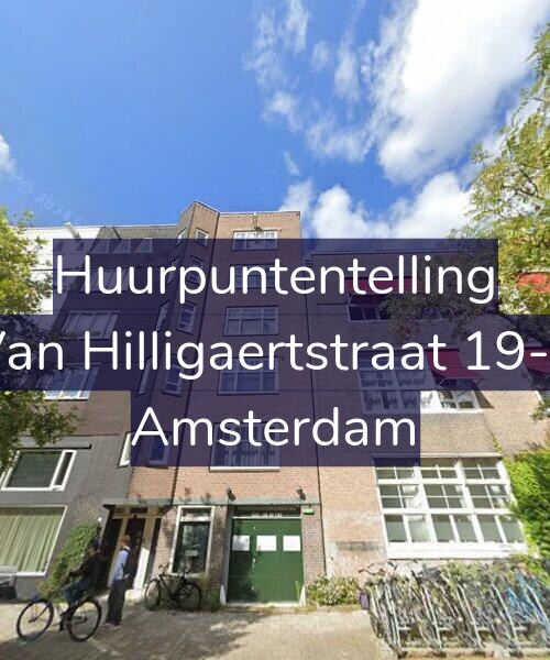 Foto gevel Huurpuntentelling voor Van Hilligaertstraat 19-1, Amsterdam