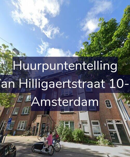 Foto gevel Huurpuntentelling voor Van Hilligaertstraat 10-B, Amsterdam