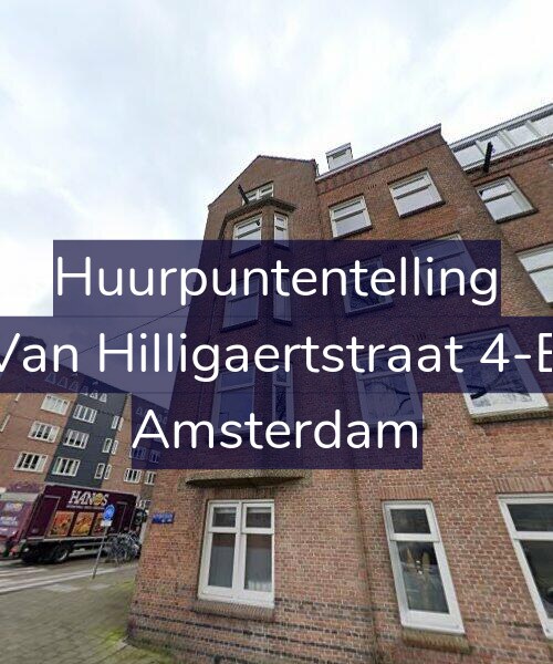 Foto gevel Huurpuntentelling voor Van Hilligaertstraat 4-B, Amsterdam
