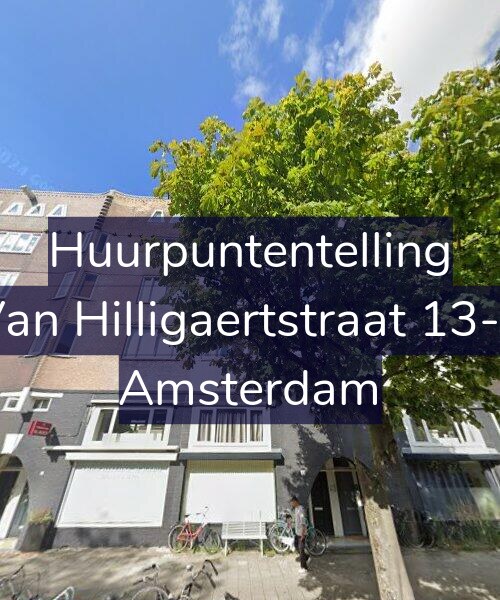 Foto gevel Huurpuntentelling voor Van Hilligaertstraat 13-2, Amsterdam