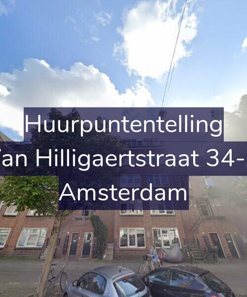 Foto gevel Huurpuntentelling voor Van Hilligaertstraat 34-A, Amsterdam