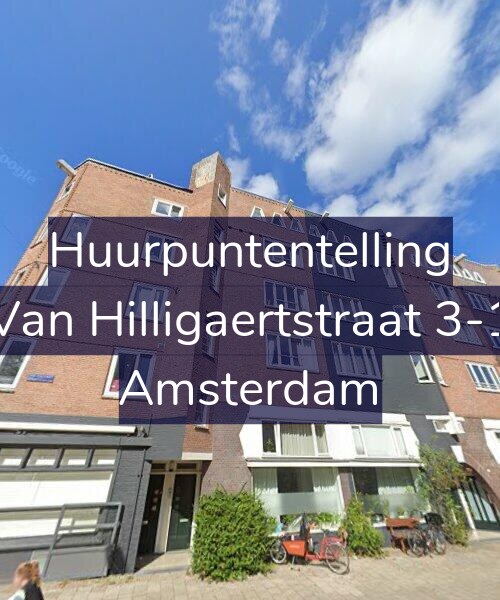 Foto gevel Huurpuntentelling voor Van Hilligaertstraat 3-1, Amsterdam