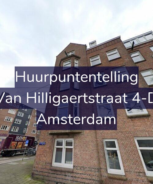 Foto gevel Huurpuntentelling voor Van Hilligaertstraat 4-D, Amsterdam