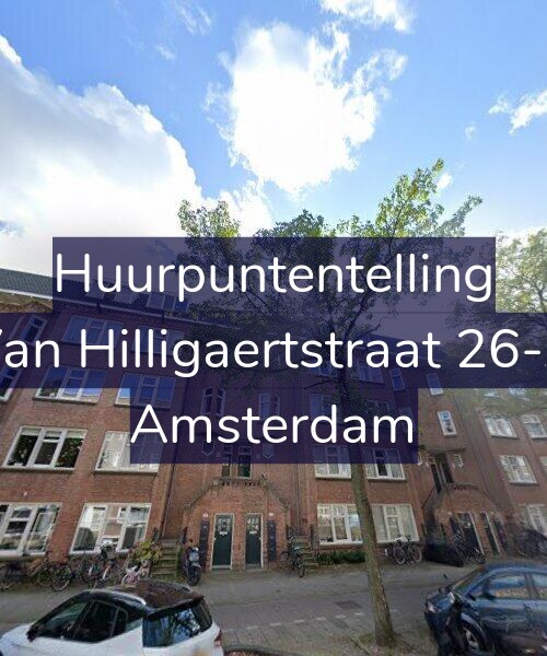 Foto gevel Huurpuntentelling voor Van Hilligaertstraat 26-A, Amsterdam