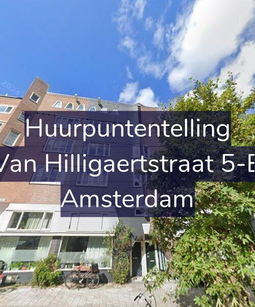 Foto gevel Huurpuntentelling voor Van Hilligaertstraat 5-B, Amsterdam