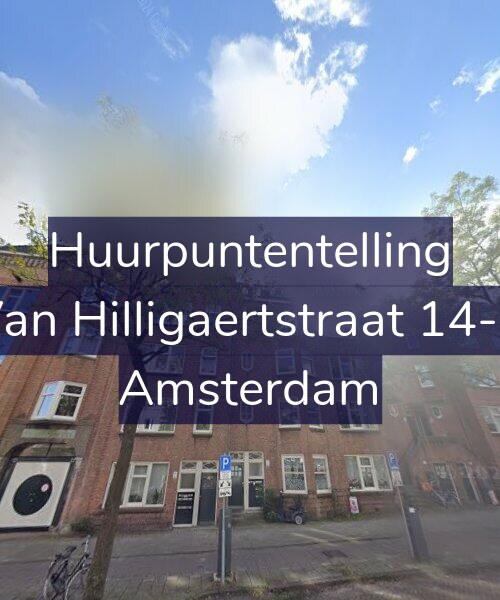 Foto gevel Huurpuntentelling voor Van Hilligaertstraat 14-C, Amsterdam
