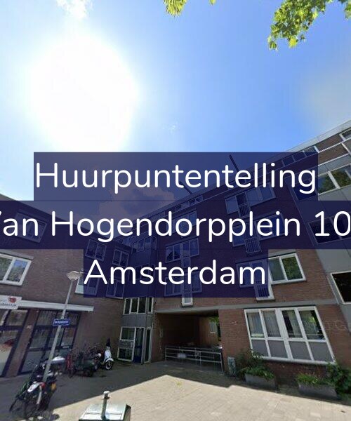 Foto gevel Huurpuntentelling voor Van Hogendorpplein 100, Amsterdam