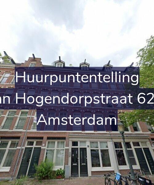 Foto gevel Huurpuntentelling voor Van Hogendorpstraat 62-1, Amsterdam