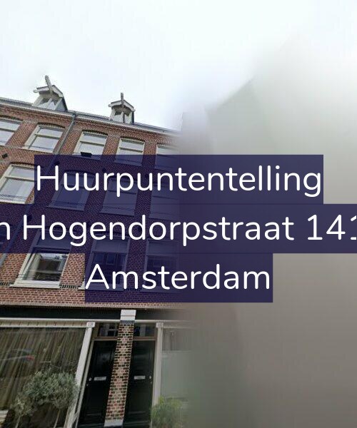 Foto gevel Huurpuntentelling voor Van Hogendorpstraat 141-H, Amsterdam