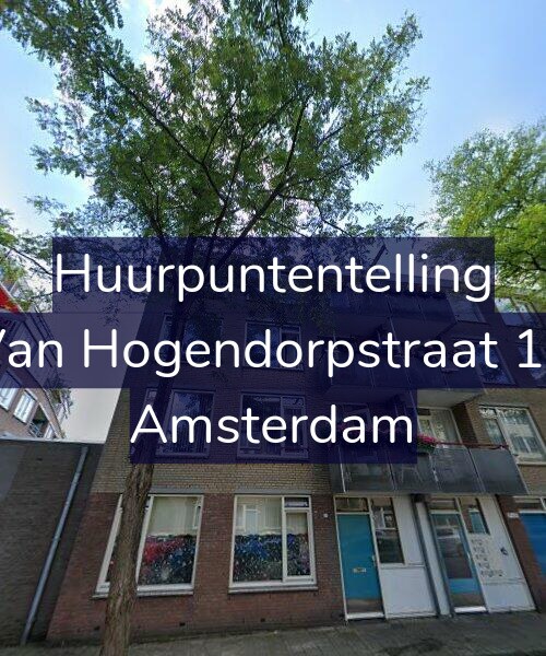 Foto gevel Huurpuntentelling voor Van Hogendorpstraat 10, Amsterdam