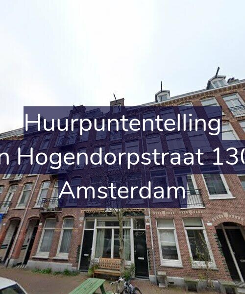 Foto gevel Huurpuntentelling voor Van Hogendorpstraat 130-3, Amsterdam