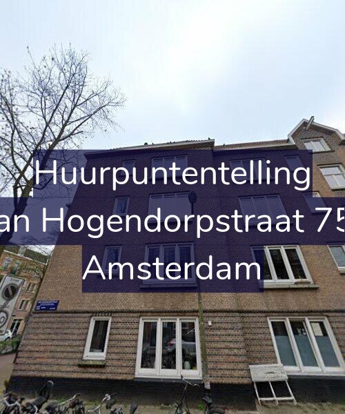 Foto gevel Huurpuntentelling voor Van Hogendorpstraat 759, Amsterdam