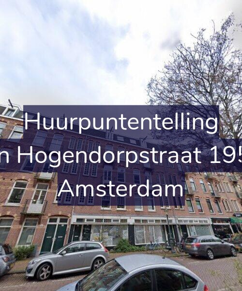 Foto gevel Huurpuntentelling voor Van Hogendorpstraat 195-3, Amsterdam