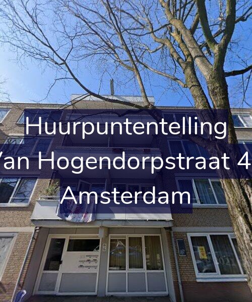 Foto gevel Huurpuntentelling voor Van Hogendorpstraat 49, Amsterdam