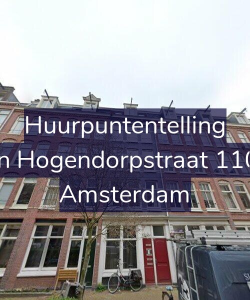 Foto gevel Huurpuntentelling voor Van Hogendorpstraat 110-3, Amsterdam