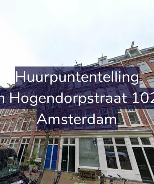 Foto gevel Huurpuntentelling voor Van Hogendorpstraat 102-H, Amsterdam