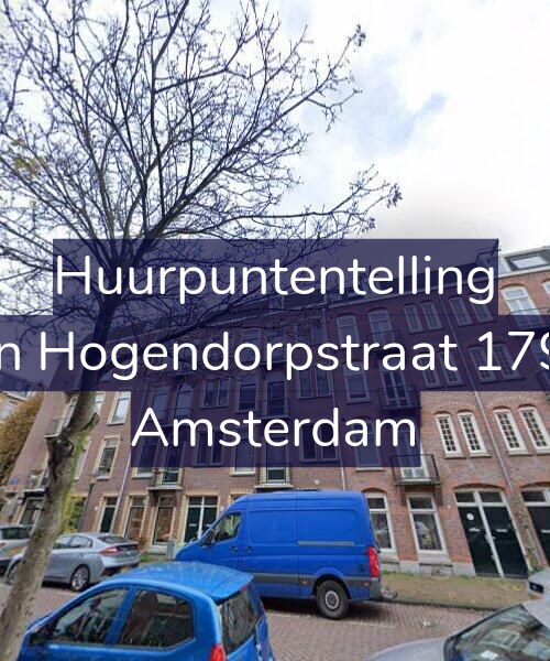 Foto gevel Huurpuntentelling voor Van Hogendorpstraat 179-1, Amsterdam