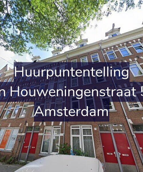 Foto gevel Huurpuntentelling voor Van Houweningenstraat 5-1, Amsterdam