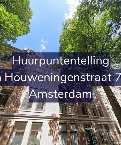 Foto gevel Huurpuntentelling voor Van Houweningenstraat 74-3, Amsterdam
