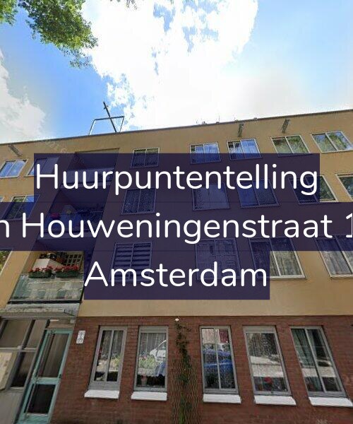 Foto gevel Huurpuntentelling voor Van Houweningenstraat 169, Amsterdam