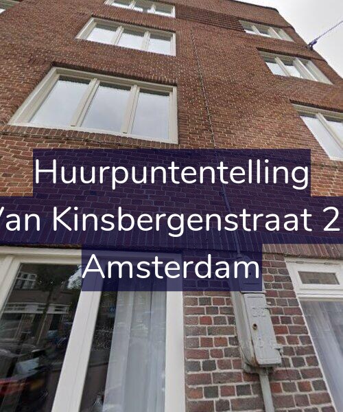 Foto gevel Huurpuntentelling voor Van Kinsbergenstraat 25, Amsterdam