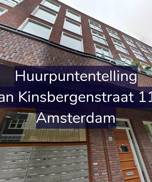 Foto gevel Huurpuntentelling voor Van Kinsbergenstraat 118, Amsterdam