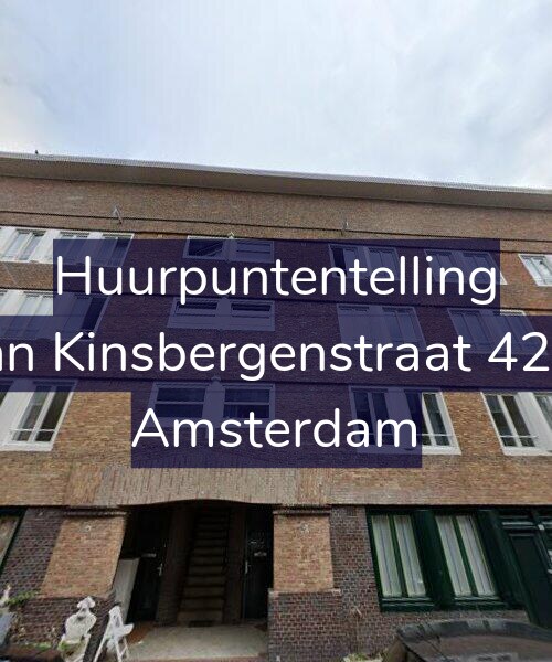 Foto gevel Huurpuntentelling voor Van Kinsbergenstraat 42-A, Amsterdam