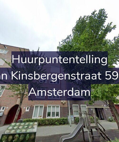 Foto gevel Huurpuntentelling voor Van Kinsbergenstraat 59-D, Amsterdam