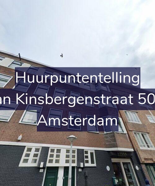Foto gevel Huurpuntentelling voor Van Kinsbergenstraat 50-2, Amsterdam