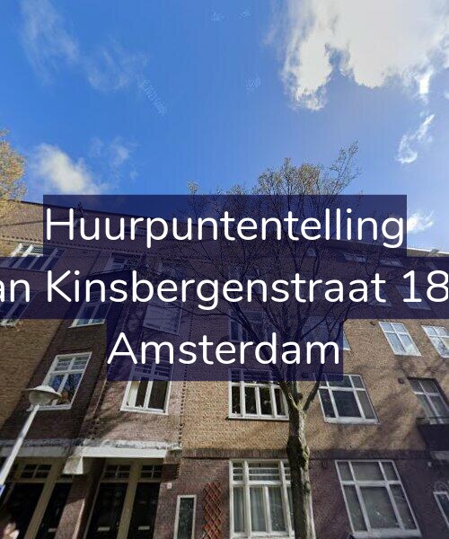 Foto gevel Huurpuntentelling voor Van Kinsbergenstraat 18-2, Amsterdam