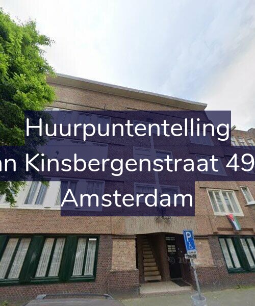 Foto gevel Huurpuntentelling voor Van Kinsbergenstraat 49-C, Amsterdam