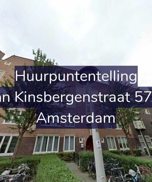 Foto gevel Huurpuntentelling voor Van Kinsbergenstraat 57-B, Amsterdam