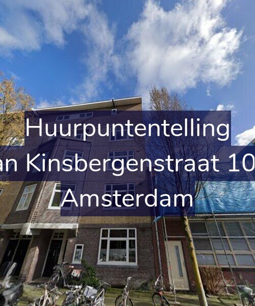 Foto gevel Huurpuntentelling voor Van Kinsbergenstraat 10-1, Amsterdam
