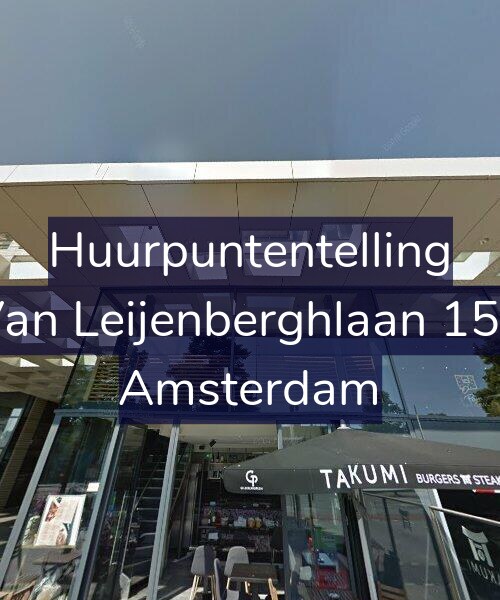 Foto gevel Huurpuntentelling voor Van Leijenberghlaan 156, Amsterdam