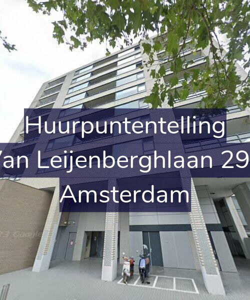 Foto gevel Huurpuntentelling voor Van Leijenberghlaan 296, Amsterdam