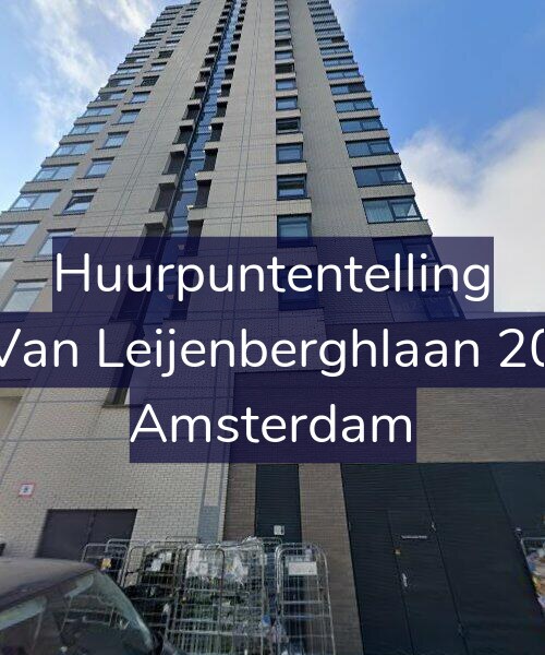 Foto gevel Huurpuntentelling voor Van Leijenberghlaan 20, Amsterdam