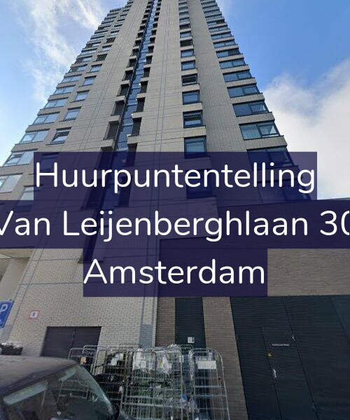 Foto gevel Huurpuntentelling voor Van Leijenberghlaan 30, Amsterdam