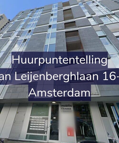 Foto gevel Huurpuntentelling voor Van Leijenberghlaan 16-B, Amsterdam