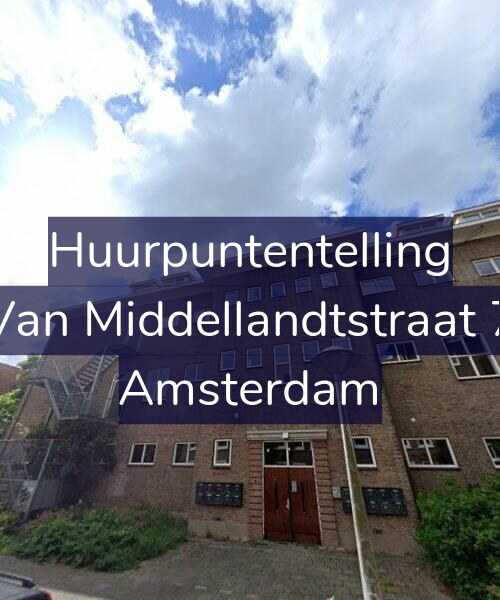 Foto gevel Huurpuntentelling voor Van Middellandtstraat 7, Amsterdam