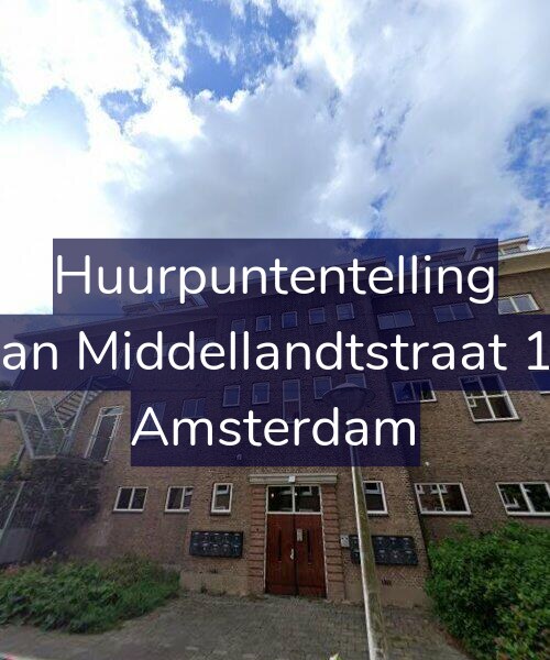 Foto gevel Huurpuntentelling voor Van Middellandtstraat 15, Amsterdam