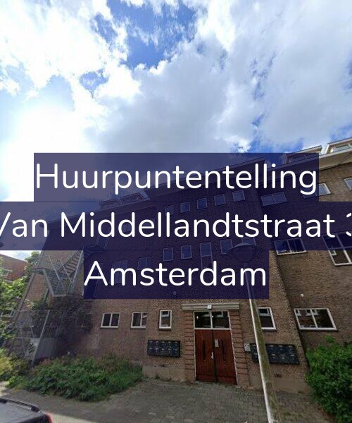 Foto gevel Huurpuntentelling voor Van Middellandtstraat 3, Amsterdam