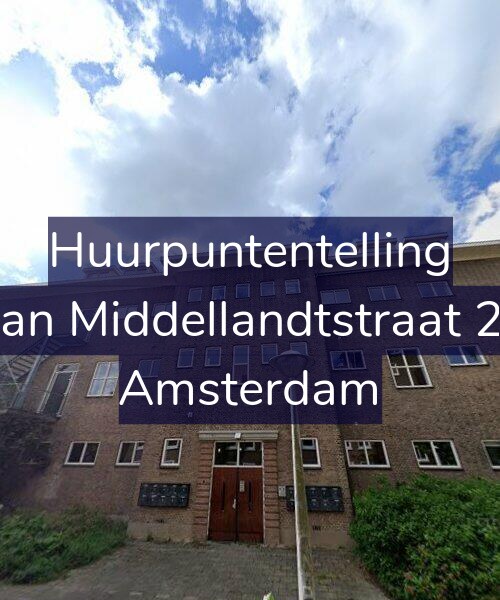 Foto gevel Huurpuntentelling voor Van Middellandtstraat 29, Amsterdam