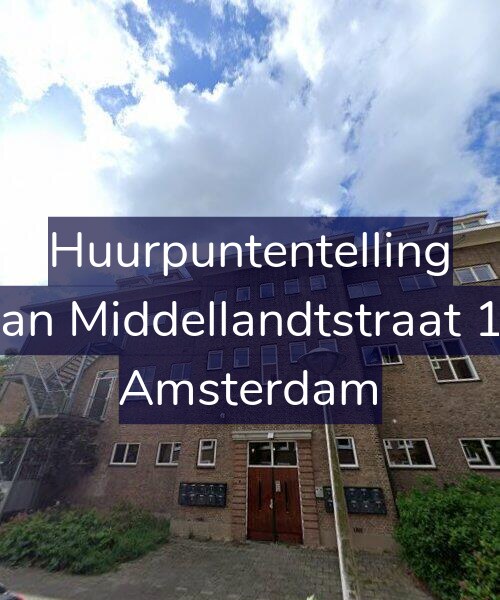 Foto gevel Huurpuntentelling voor Van Middellandtstraat 13, Amsterdam