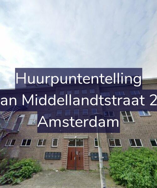 Foto gevel Huurpuntentelling voor Van Middellandtstraat 25, Amsterdam