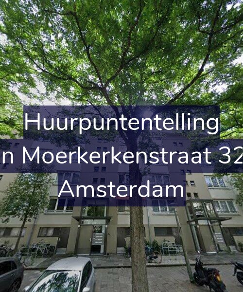 Foto gevel Huurpuntentelling voor Van Moerkerkenstraat 32-1, Amsterdam