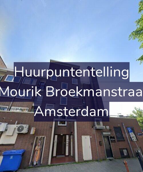 Foto gevel Huurpuntentelling voor Van Mourik Broekmanstraat 4-1, Amsterdam