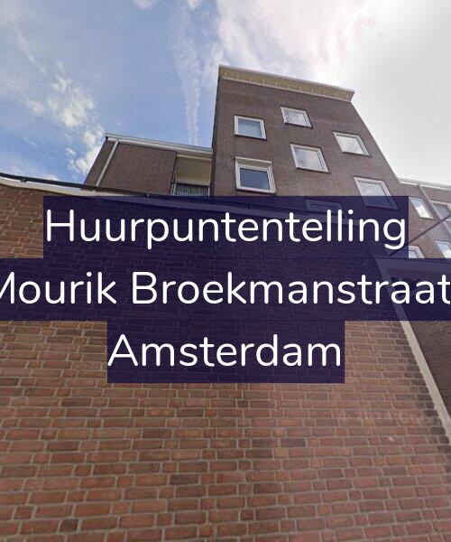 Foto gevel Huurpuntentelling voor Van Mourik Broekmanstraat 22-1, Amsterdam