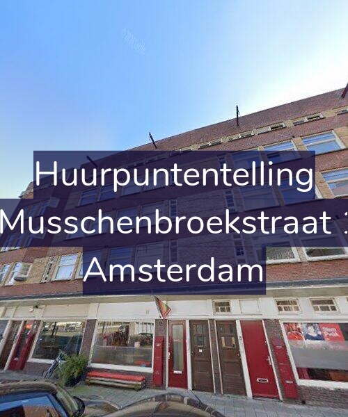 Foto gevel Huurpuntentelling voor Van Musschenbroekstraat 1-A1, Amsterdam