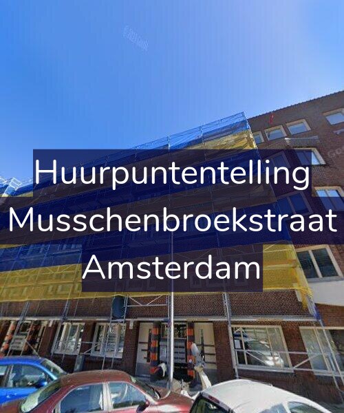 Foto gevel Huurpuntentelling voor Van Musschenbroekstraat 125, Amsterdam