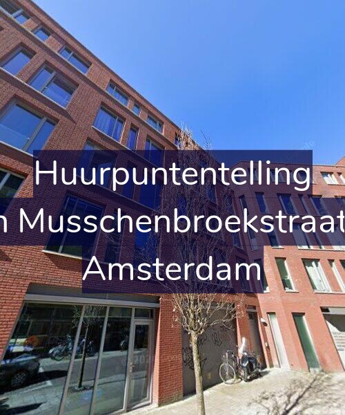 Foto gevel Huurpuntentelling voor Van Musschenbroekstraat 40, Amsterdam